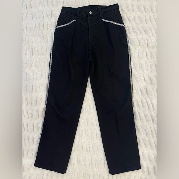 Rocky Mountain Denim - Vintage Rocky Mountain Black Sequence Jeans Size 13